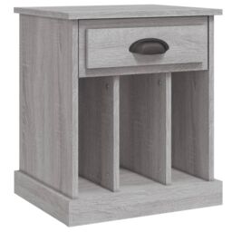 Berkfield Home Bedside Cabinets 2 pcs Grey Sonoma 43x36x50 cm - Size: 43 x 36 x 50 cm - thumbnail 6