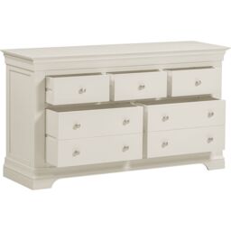 Seconique Bordeaux 3+2 Drawer Chest (Fully Assembled) in Ivory - thumbnail 3