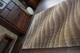 RugsX Shaggy Space Rug in Brown - Size: 120 cm x 170 cm - thumbnail 2