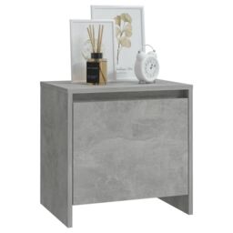 Berkfield Home Bedside Cabinet Concrete Grey 45x34x44.5 cm Engineered Wood - thumbnail 3