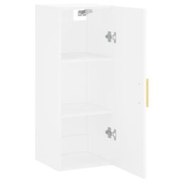 Berkfield Home Wall Mounted Cabinet White 34.5x34x90 cm - thumbnail 6