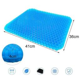 Kelvenix Honeycomb Breathable Gel Seat Cushion in Blue - Size: 100 cm x 190 cm - thumbnail 2