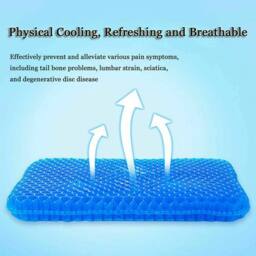 Kelvenix Honeycomb Breathable Gel Seat Cushion in Blue - Size: 100 cm x 190 cm - thumbnail 3