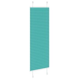 Berkfield Home Pleated Blind Petrol Green 45x150 cm Fabric Width 44.4 cm Polyester - thumbnail 4