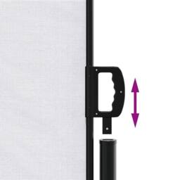 Berkfield Home Retractable Side Awning White 140x300 cm - thumbnail 6