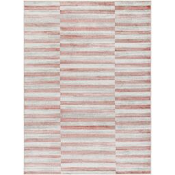 Livabliss San Francisco-Modern Pink Grey Green Burgundy Black Graphic Living Rug in Coral - Size: 200 cm x 275 cm - thumbnail 2