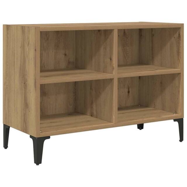 Berkfield Home TV Stand Artisan Oak Artisan Oak Engineered wood Medium TV Stand in Brown - image 1