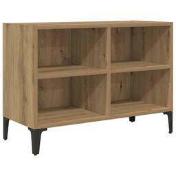 Berkfield Home TV Stand Artisan Oak Artisan Oak Engineered wood Medium TV Stand in Brown