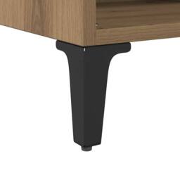 Berkfield Home TV Stand Artisan Oak Artisan Oak Engineered wood Medium TV Stand in Brown - thumbnail 9