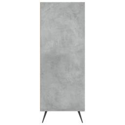 Berkfield Home Modern Bookcase Concrete Grey 69.5x32.5x90 cm Engineered Wood - thumbnail 5
