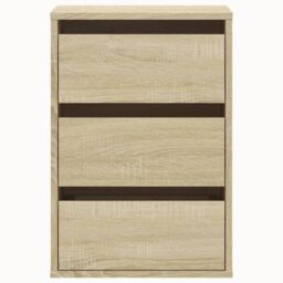 Berkfield Home Corner Chest of Drawers Sonoma Oak 40x41x58 cm Engineered Wood in Brown - Size: 40 x 41 x 58 cm - thumbnail 4