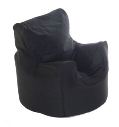 Bean Lazy Cotton Twill Black Bean Bag Arm Chair Toddler Size - Size: Small - thumbnail 2