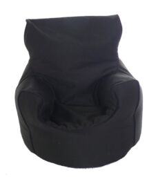 Bean Lazy Cotton Twill Black Bean Bag Arm Chair Toddler Size - Size: Small - thumbnail 1