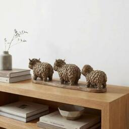 Garden Greatness Hughie Highland Cow Trio Ornament - Size: 1 Pack - thumbnail 2