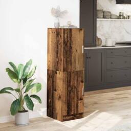 Berkfield Home Kitchen Cabinet Old Wood 38x41.5x131.5 cm Engineered Wood in Brown