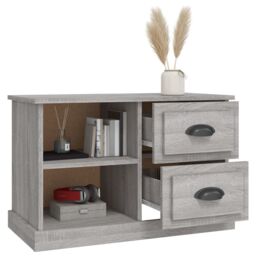 Berkfield Home TV Cabinet Grey Sonoma 73x35.5x47.5 cm Engineered Wood - thumbnail 5