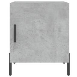 Berkfield Home Bedside Cabinet Concrete Grey 40x40x50 cm Engineered Wood - Size: 40 x 40 x 50 cm - thumbnail 6