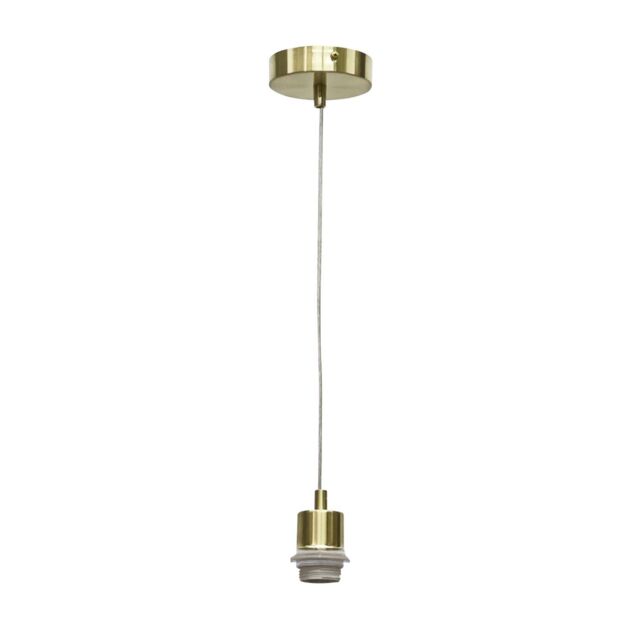 First Choice Lighting Carss - Satin Brass Ceiling Pendant Flex Suspension Kit for Shades in Gold - image 1