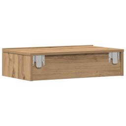 Berkfield Home Durable Bedside Cabinet Artisan Oak 60x35 cm Engineered Wood in Brown - thumbnail 9