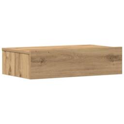 Berkfield Home Durable Bedside Cabinet Artisan Oak 60x35 cm Engineered Wood in Brown - thumbnail 6