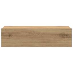 Berkfield Home Durable Bedside Cabinet Artisan Oak 60x35 cm Engineered Wood in Brown - thumbnail 7