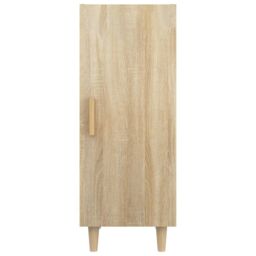 Berkfield Home Sideboard Sonoma Oak 34.5x34x90 cm Engineered Wood in Brown - thumbnail 6