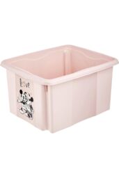Keeeper Minnie Mouse Storage Box with Lid 24 Litre Nordic Pink - thumbnail 3