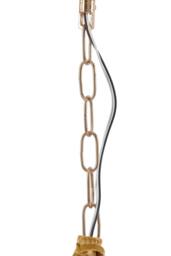 Living and Home Elegant Crystal Pendant Light in Gold - thumbnail 6