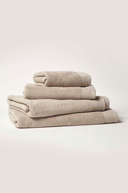 Homescapes Combed Egyptian Cotton Towel 700 GSM in Taupe - image 1