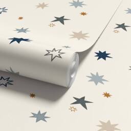 Arthouse Supernova Blue & Blush Pink Wallpaper - thumbnail 2