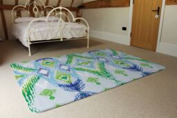 Benjamin Tate Design Ethnic Style Modern Scarf Rug in Natural - Size: Large - thumbnail 3