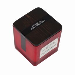 French Connection Square Range - Cherry & Merlot Candle 200g (1-Wick) - FCC003RS in Red - thumbnail 4