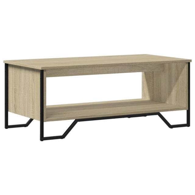 Berkfield Home Coffee Table Sonoma Oak 100x51x40 cm Engineered Wood in Brown - Size: 100 x 51 x 40 cm - image 1