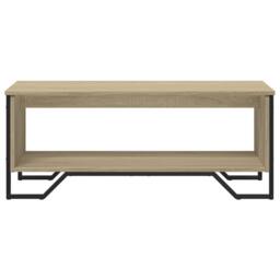 Berkfield Home Coffee Table Sonoma Oak 100x51x40 cm Engineered Wood in Brown - Size: 100 x 51 x 40 cm - thumbnail 5