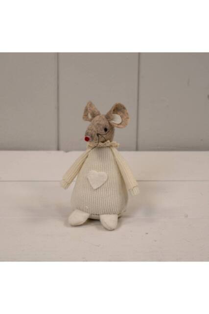 KDMD Short Cream Fabric Mouse - image 1