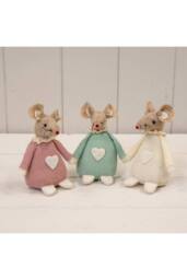 KDMD Short Cream Fabric Mouse - thumbnail 2