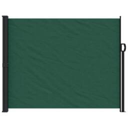 Berkfield Home Retractable Side Awning Dark Green 160x600 cm