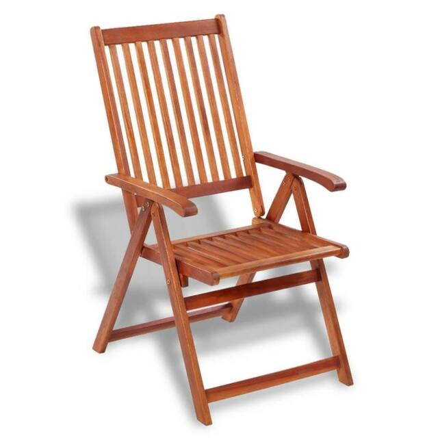 Berkfield Home 7 Piece Outdoor Dining Set Solid Acacia Wood in Brown - image 1