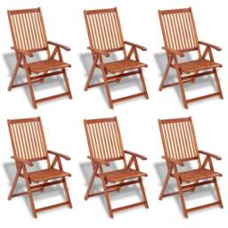 Berkfield Home 7 Piece Outdoor Dining Set Solid Acacia Wood in Brown - thumbnail 3