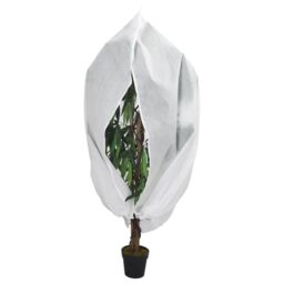 Berkfield Home Plant Fleece Covers with Zip 2 pcs 70 g/m¬≤ 1x1.55 m in White - thumbnail 2