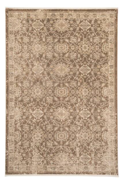 Kukoon Beige Brown Traditional Floral Luxury Living Room Area Rug - Size: 280 cm x 380 cm - image 1