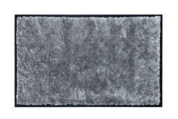 The Rug Shop UK Grey Silver Modern Plain WashaMat - Size: 80 cm x 50 cm - thumbnail 1