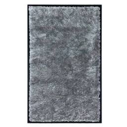 The Rug Shop UK Grey Silver Modern Plain WashaMat - Size: 80 cm x 50 cm - thumbnail 2