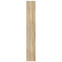 Berkfield Home Book Cabinet/Room Divider Sonoma Oak 40x30x198 cm in Beige - Size: 40 x 30 x 198 cm - thumbnail 6
