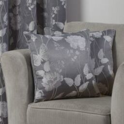 New Edge Blinds Meadow Cushion Cover in Grey - Size: 43 cm x 43 cm