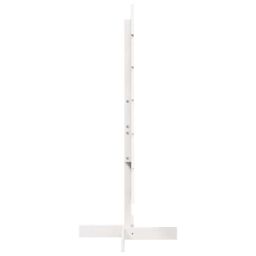 Berkfield Home Wooden Christmas Tree for Decoration White 120 cm Solid Wood Pine - thumbnail 4