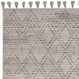 The Rug Shop UK Grey Kilim Modern Easy to clean Hand Made Geometric Area Rug - Size: 200 cm x 290 cm - thumbnail 4