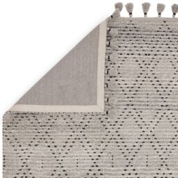 The Rug Shop UK Grey Kilim Modern Easy to clean Hand Made Geometric Area Rug - Size: 200 cm x 290 cm - thumbnail 5