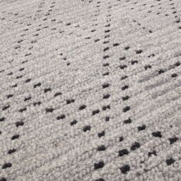 The Rug Shop UK Grey Kilim Modern Easy to clean Hand Made Geometric Area Rug - Size: 200 cm x 290 cm - thumbnail 2
