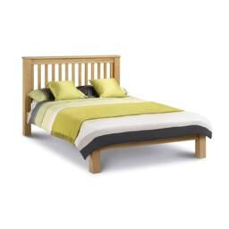 Cheshire Cedar Oak Low Footend Bed - King (150cm) in Brown - thumbnail 1